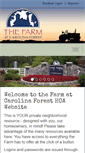 Mobile Screenshot of farmatcarolinaforest.com